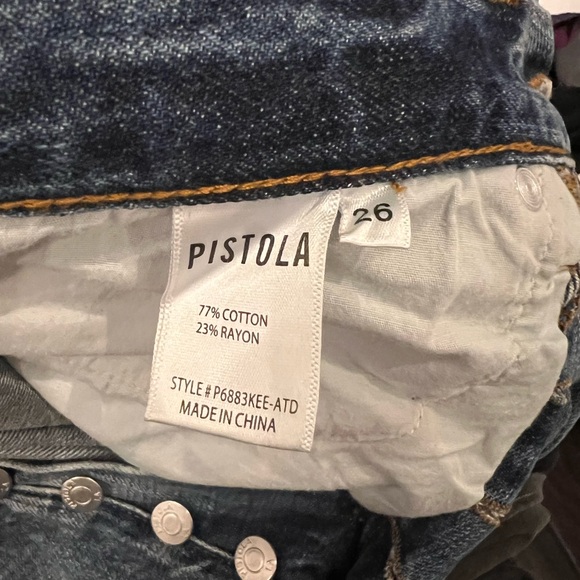 PISTOLA Charlie High Rise Straight Jeans - Picture 7 of 7